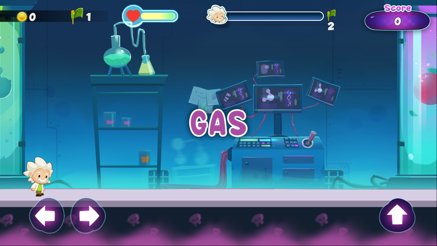 The Brain Lab Game Start Screenshot.