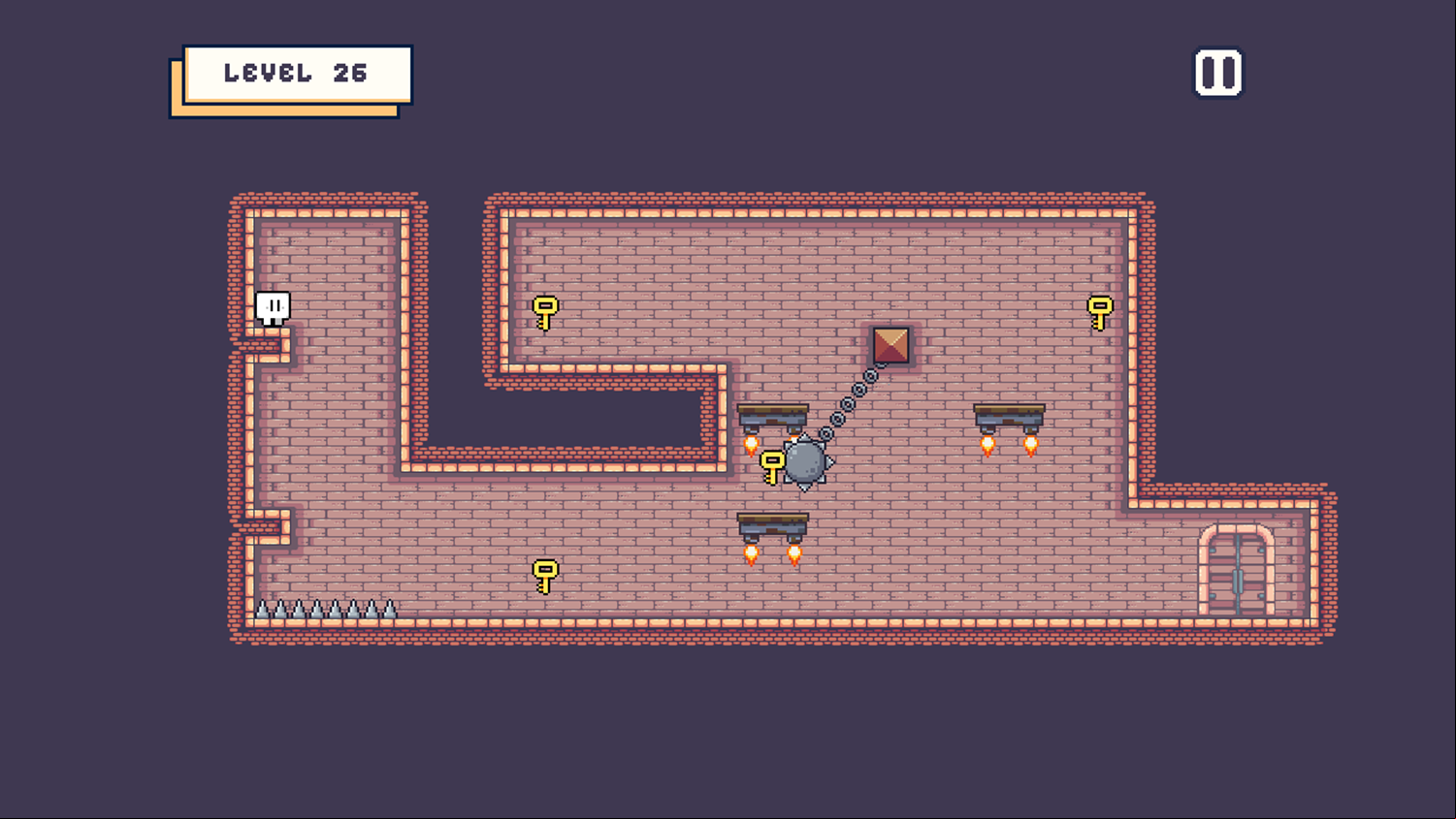 The Gate Game Level With a Tricky Jump Screenshot.