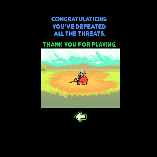The Last Paladin Game Complete Screenshot.