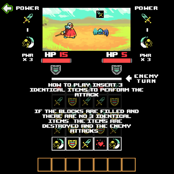 The Last Paladin Game How To Play Screenshot.