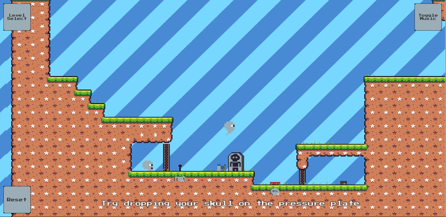 There's No Problem Game Skull on Pressure Plate Screenshot.