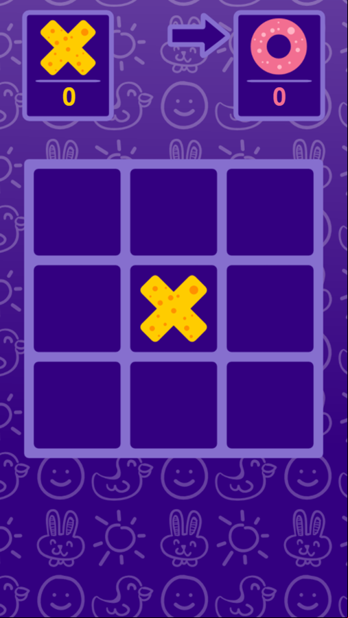 Tic Tac Toe Math Game Place Symbol Screenshot.