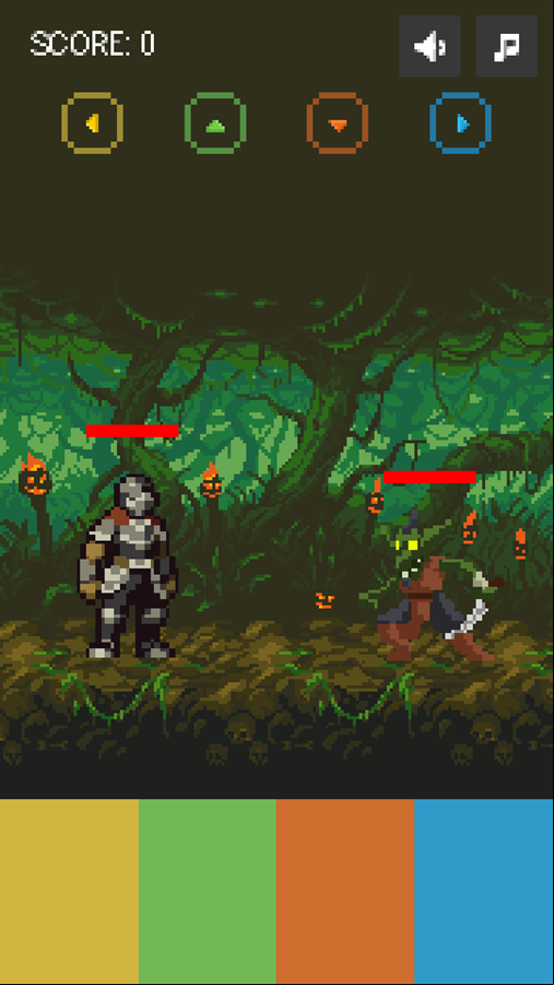 Timing Hero Game Start Screenshot.