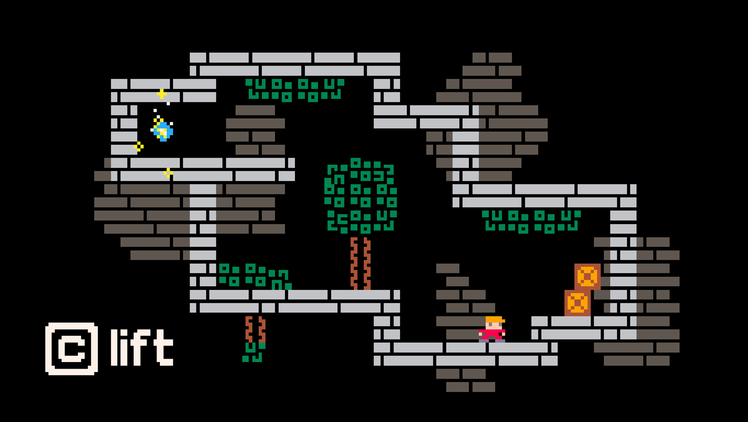Tiny Crate Game Lift Instructions Screen Screenshot.