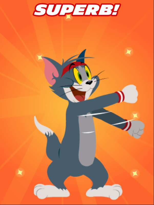 Tom & Jerry Backyard Hoops Game Superb Screenshot.