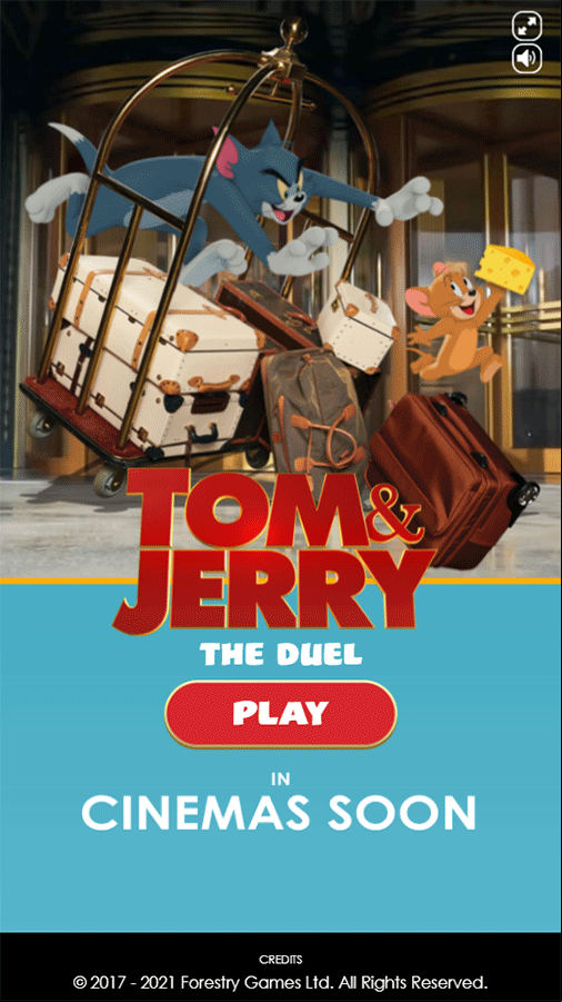 Tom and Jerry the Movie the Duel Welcome Screen Screenshot.