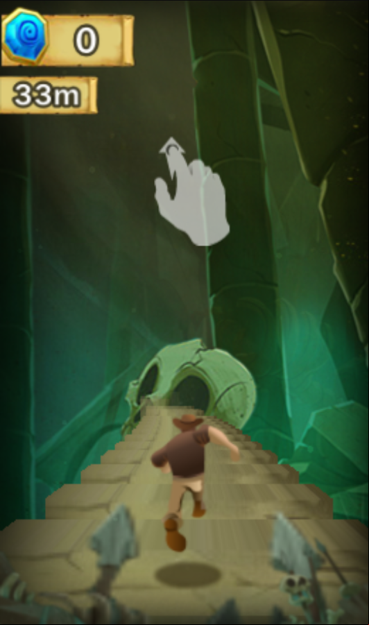 Tomb Run Game How To Jump Screenshot.