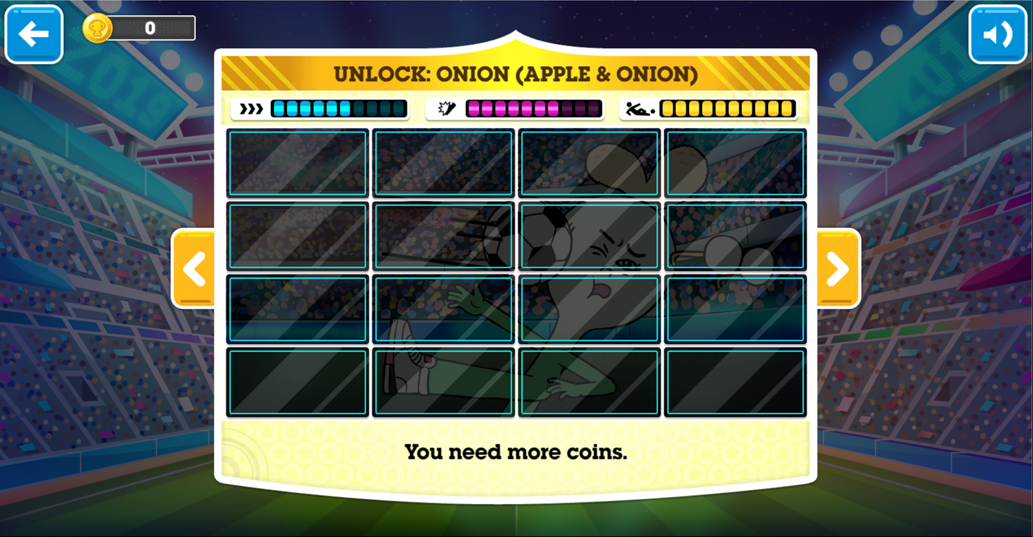 Toon Cup 2019 Unlockables Screen Screenshot.