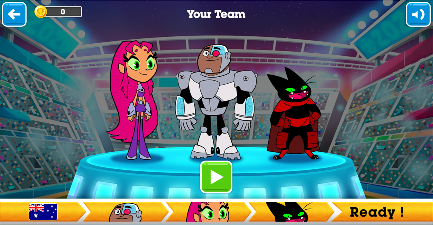 Toon Cup 2020 Team Screenshot.