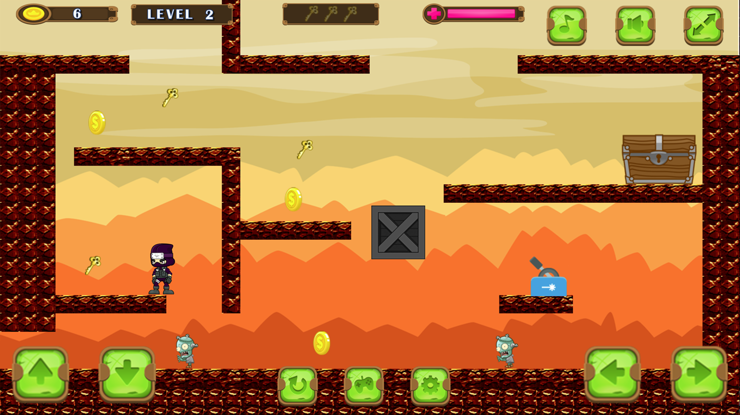 Toto Adventure Game Screenshot.