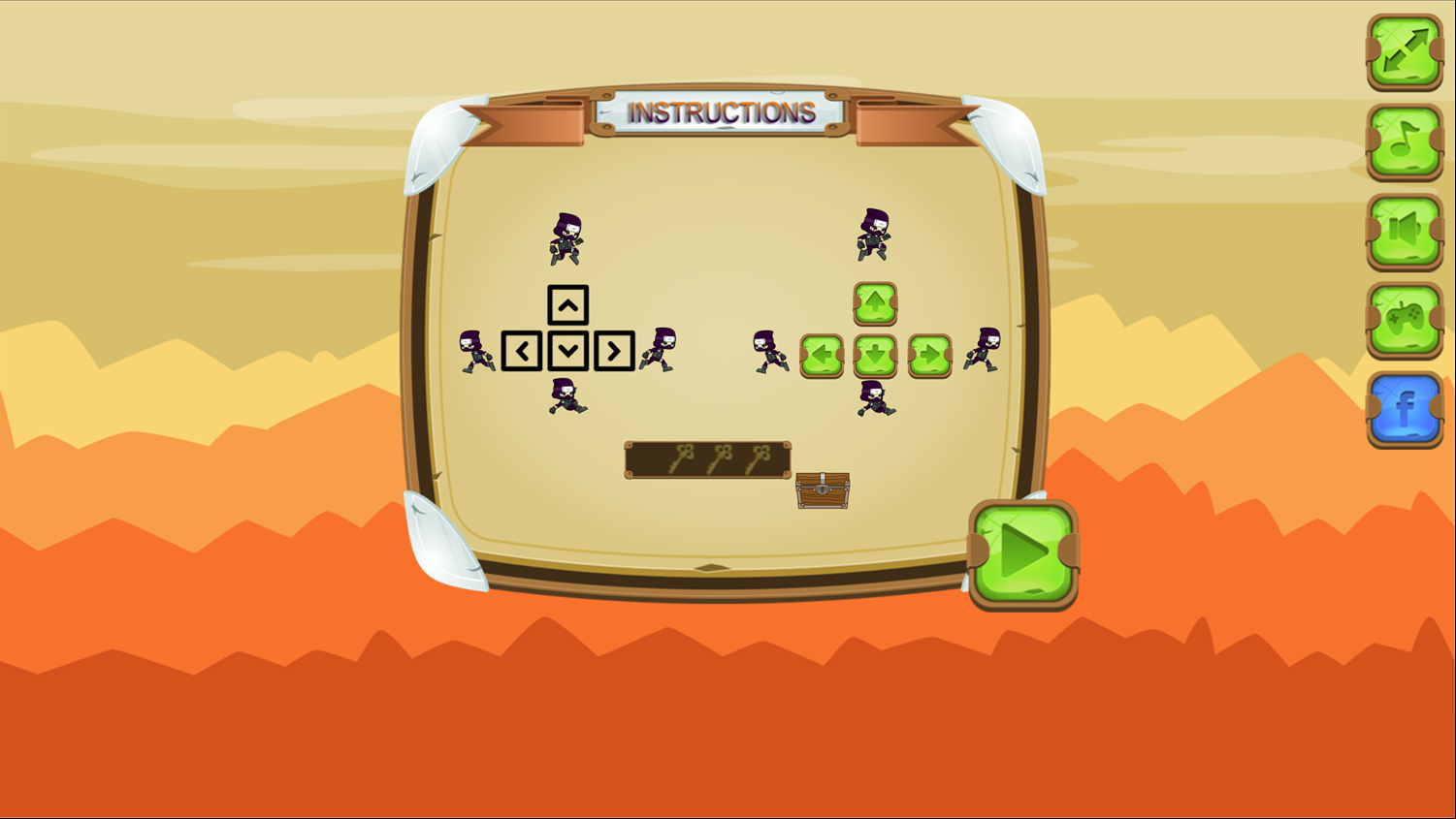 Toto Adventure Game How to Play Screen Screenshot.