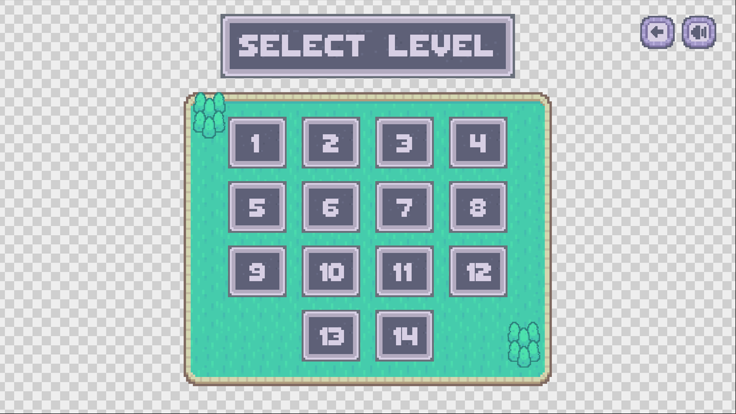 Track Rotate Game Level Select Screen Screenshot.