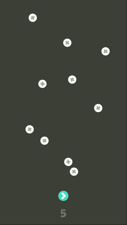 Traffic Arrow Game Start Screenshot.