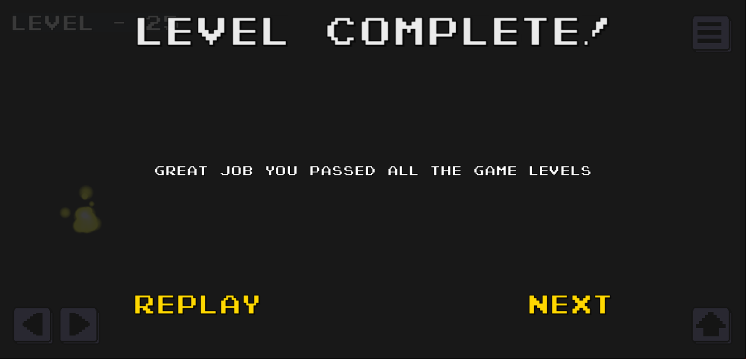 Treasure Hunter Game Beat Screen Screenshot.