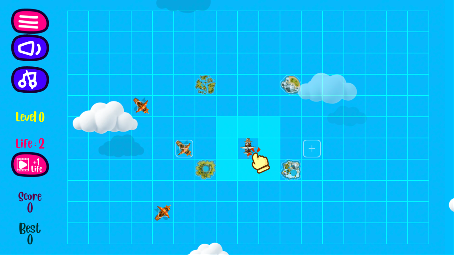 Treasure of Sea Game How to Play Firing Screen Screenshot.