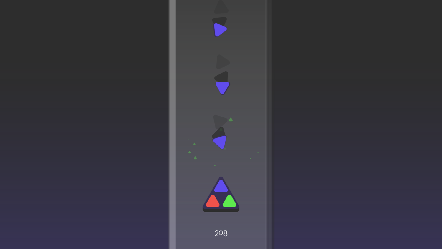 Tricolor Game Play Screenshot.