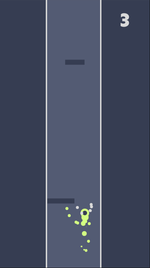 Tunnel Race Game Play Screenshot.