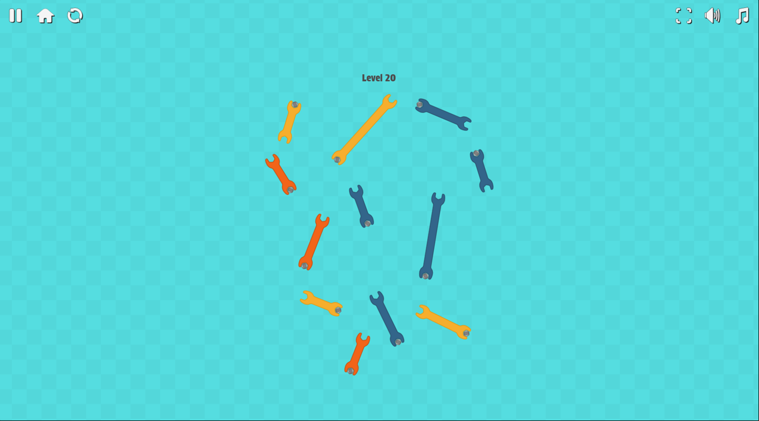 Twist Tactics Game Level Challenge Screenshot.