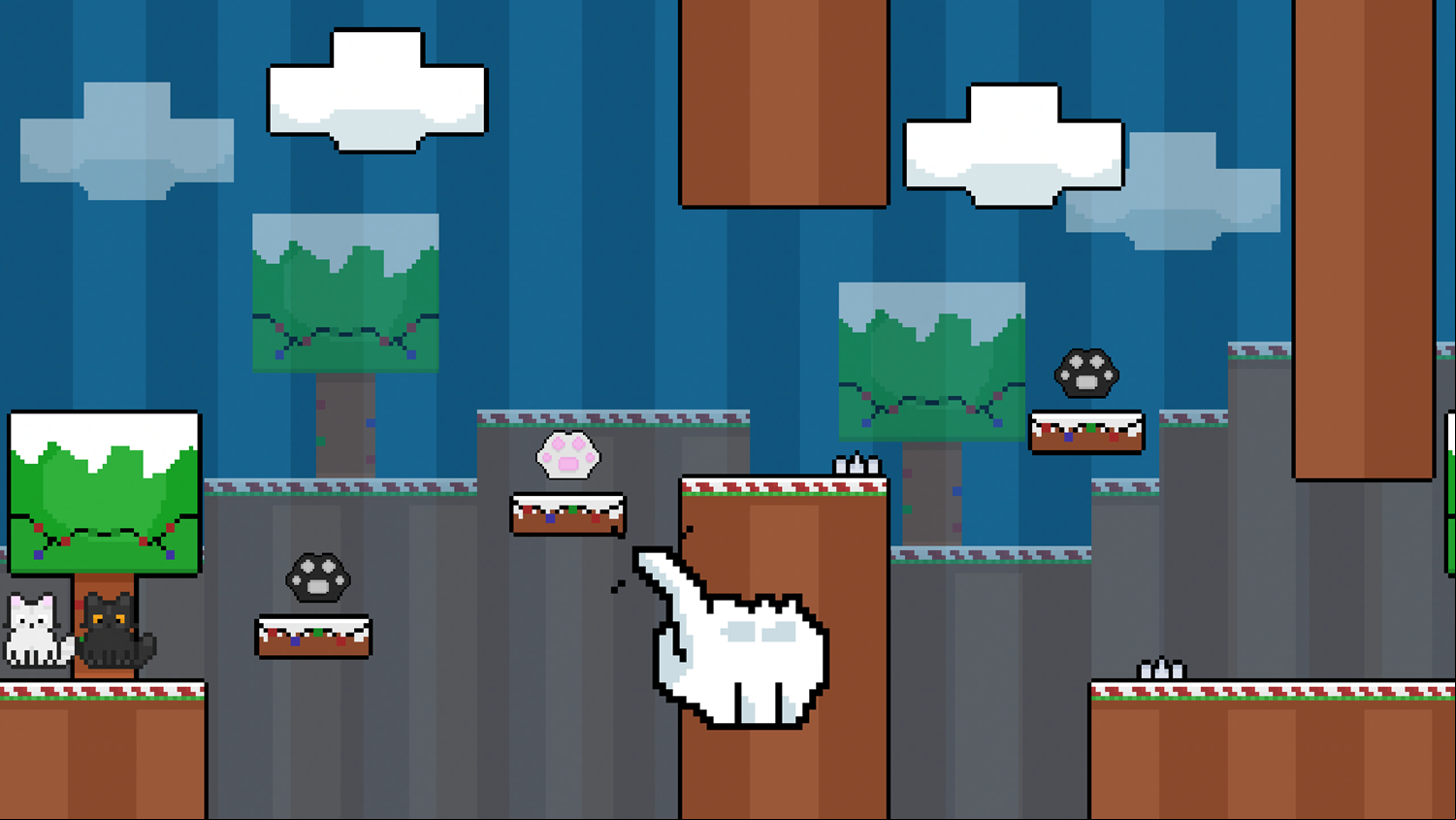 Two Cat Cute Game Level Challenge Screenshot.