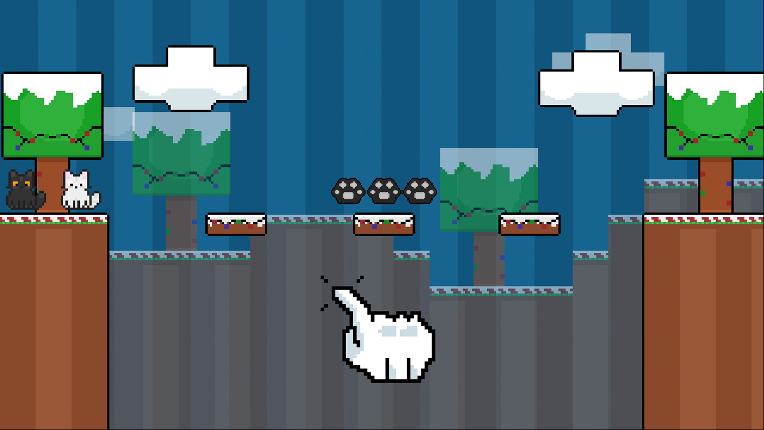Two Cat Cute Game Next Level Screenshot.