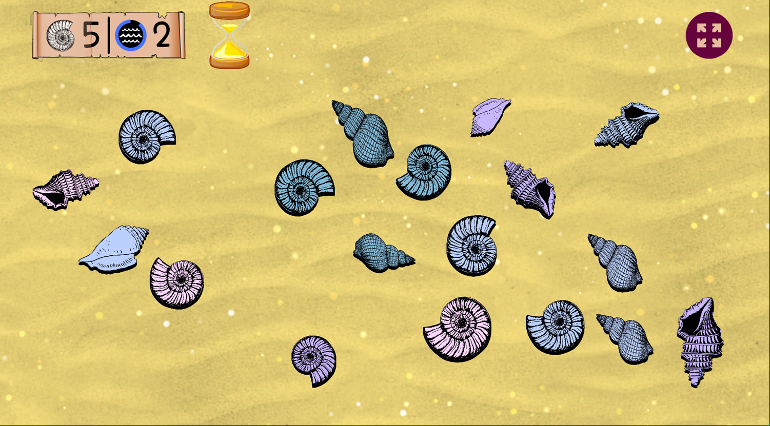 Tyrian Purple Game Level Challenge Screenshot.