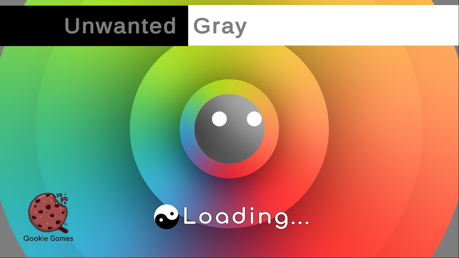 Unwanted Gray Game Welcome Screen Screenshot.
