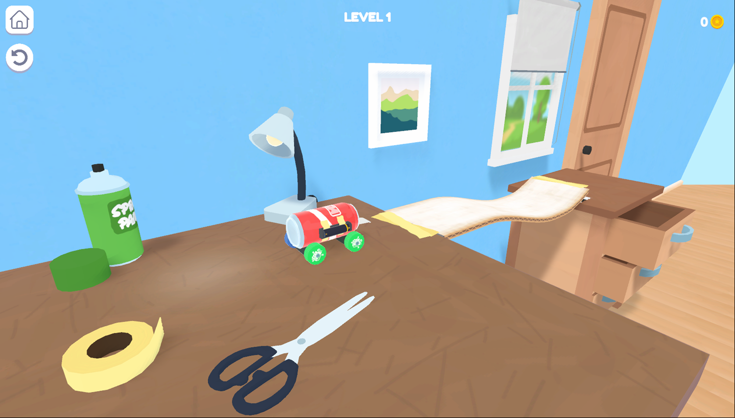 Vehicle Factory Game Level Play Screenshot.