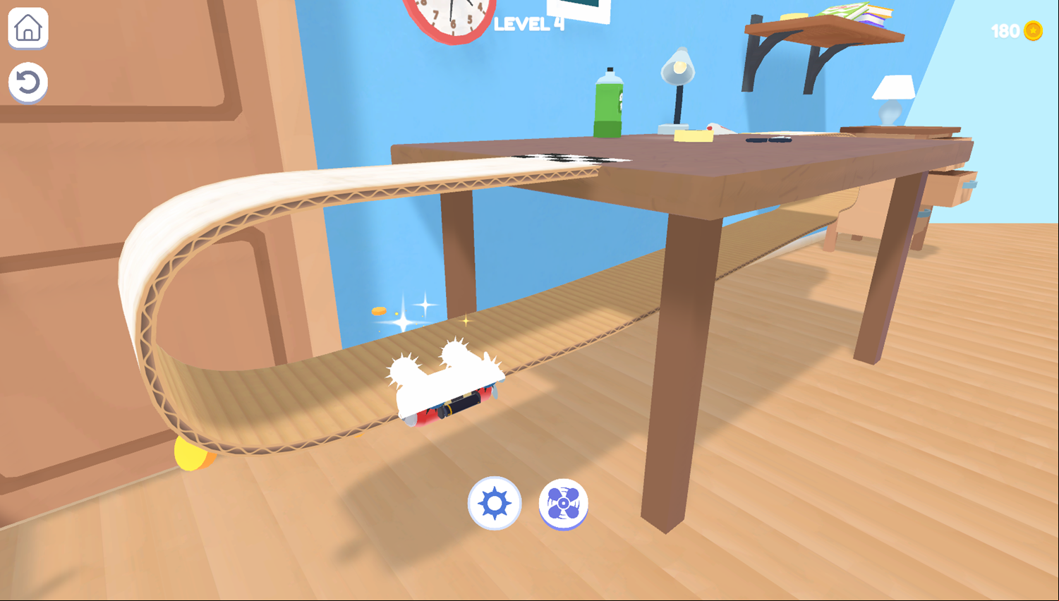 Vehicle Factory Game Level Progress Screenshot.