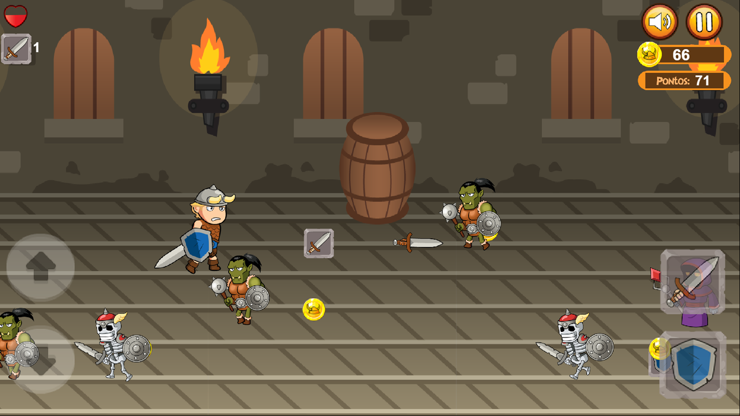 Viking Hunter Game Play Screenshot.