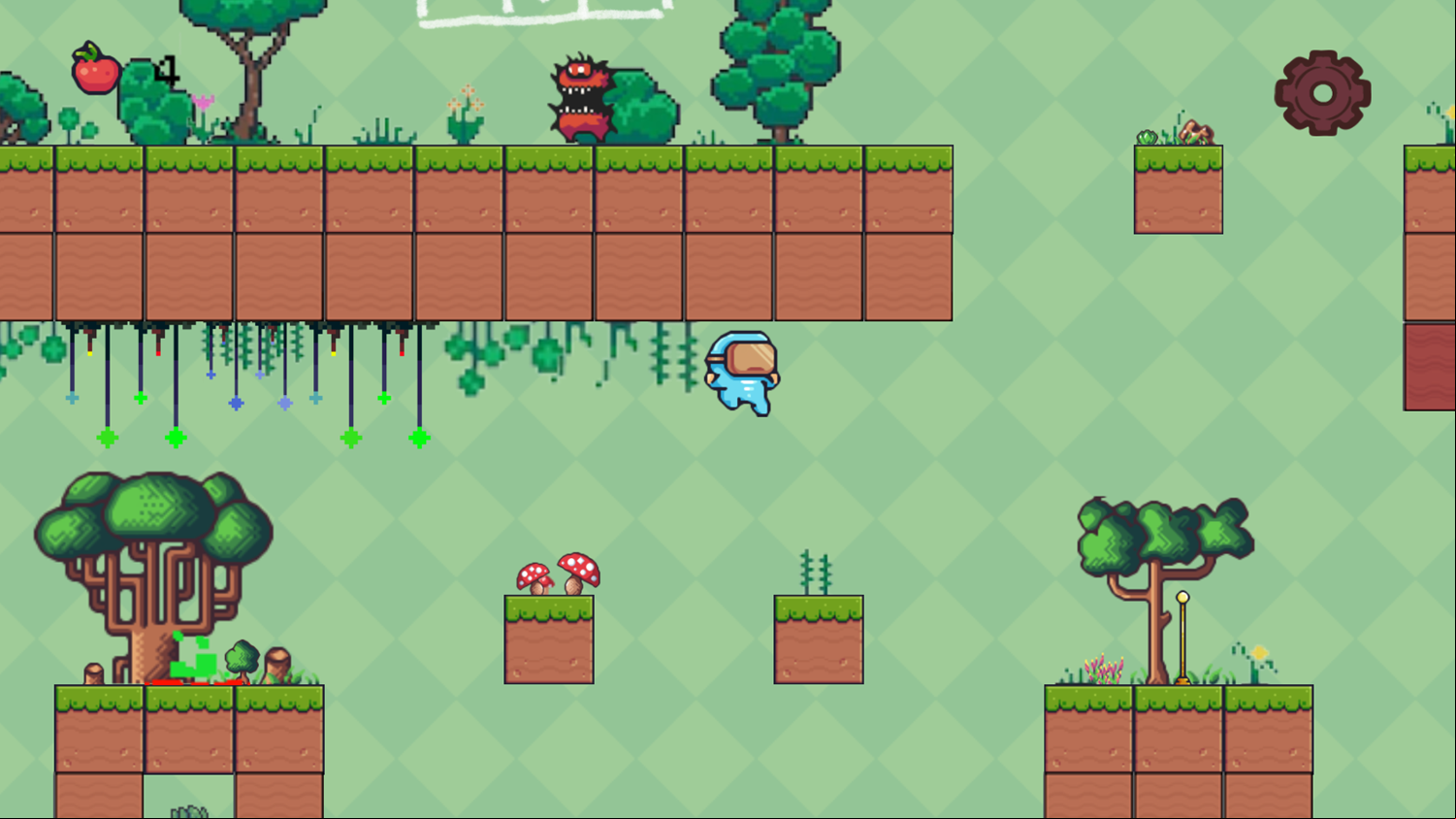 Virtua Guy Game Platforming Screenshot.