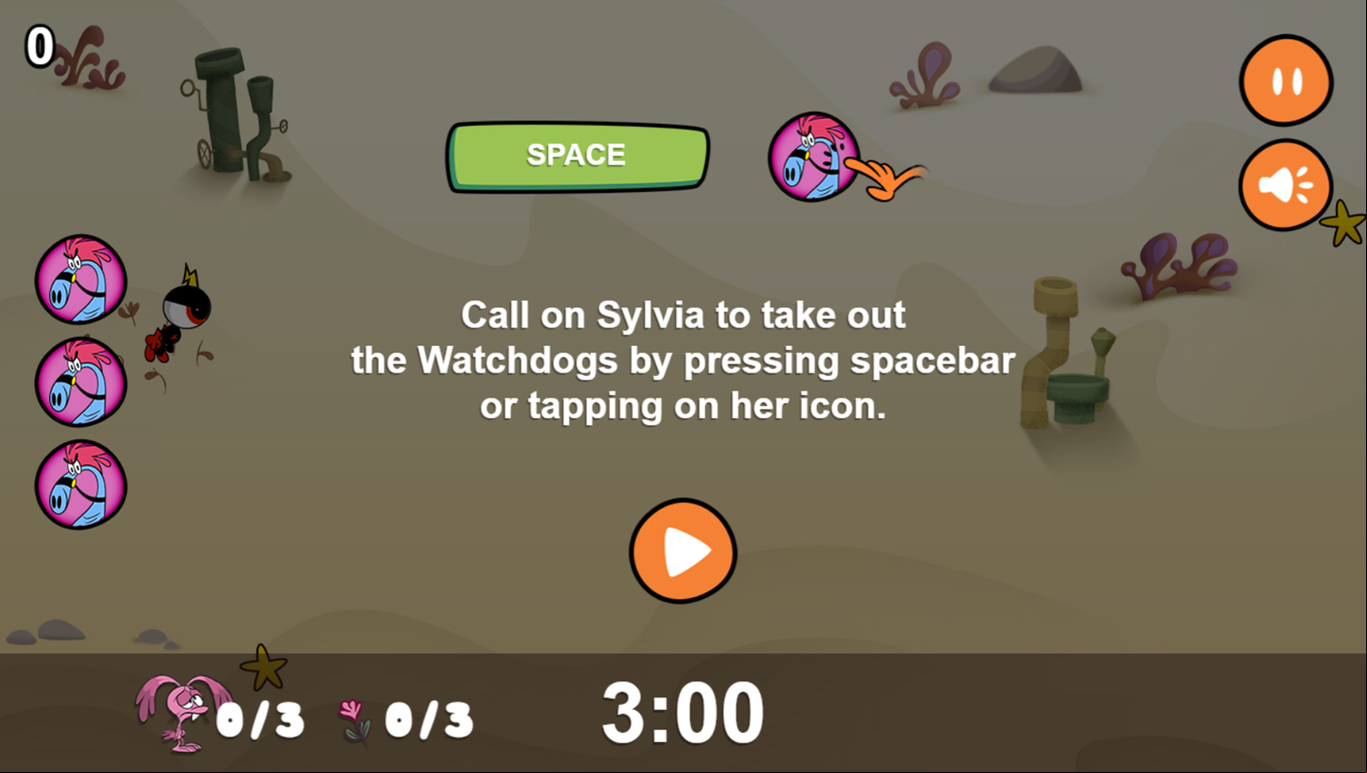 Wander Over Yonder the Helpin' Hands Game Instructions Screenshot.