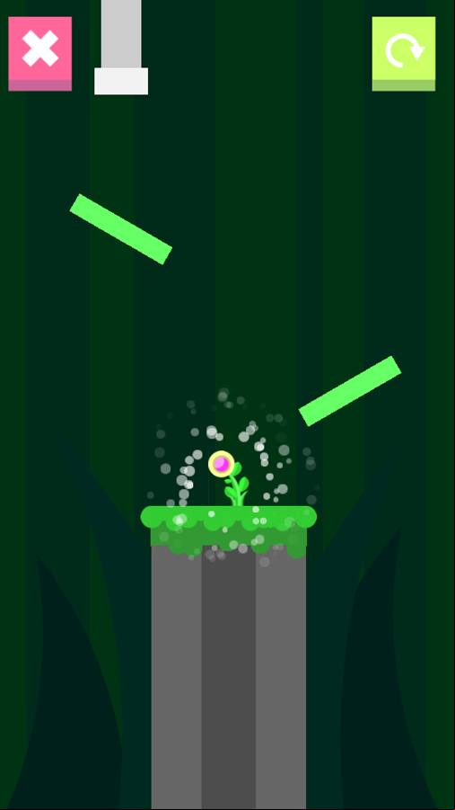 Water Plant Game Level Complete Screenshot.