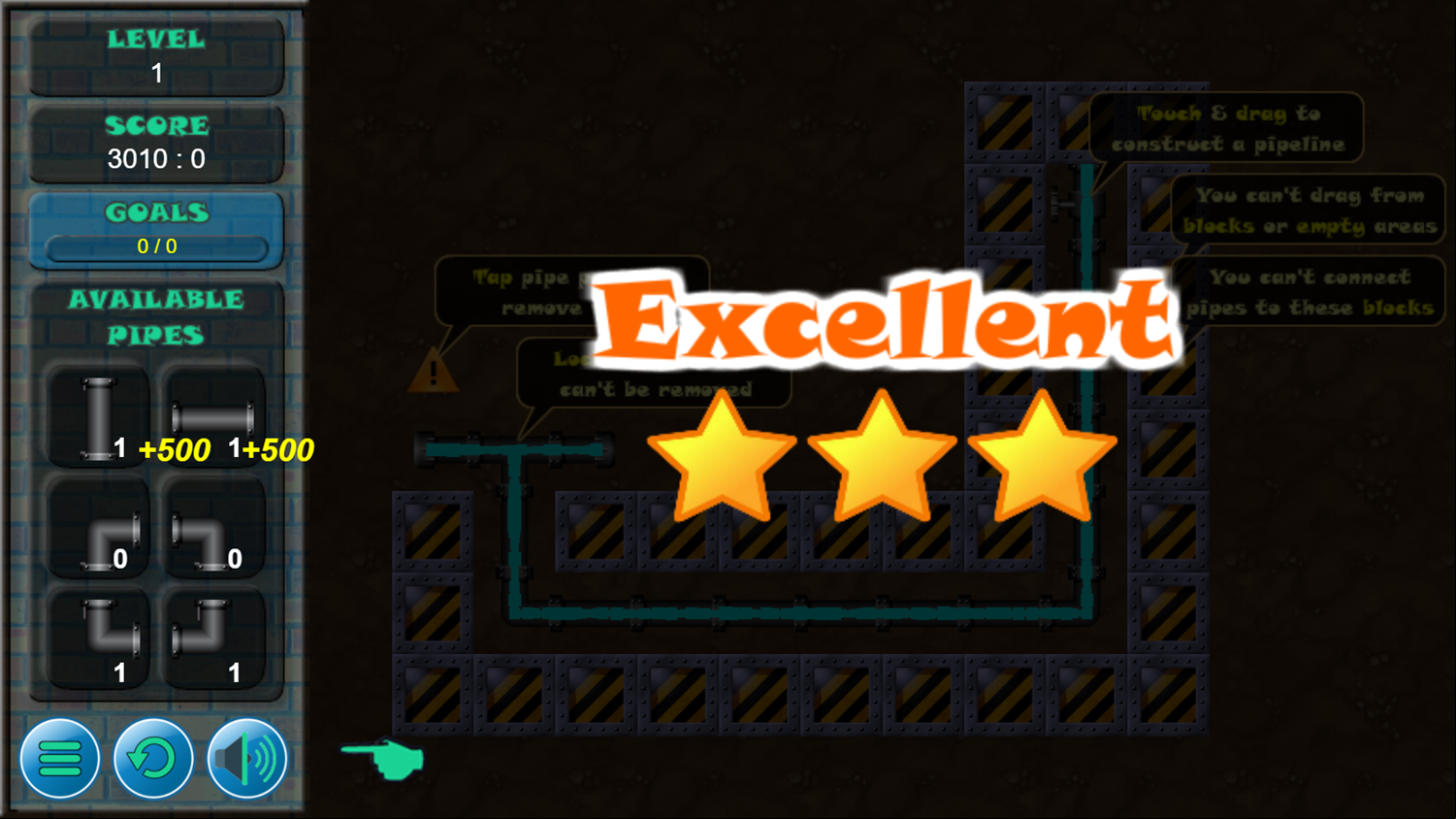 Water the Village Game Level Complete Screenshot.