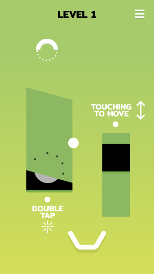 Way Down Game Level Play Screenshot.