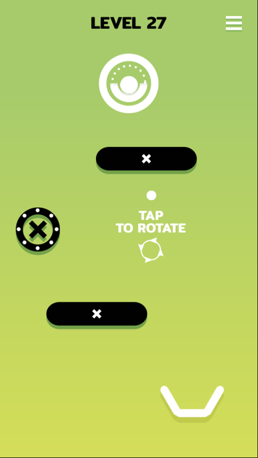 Way Down Game Level Progress Screenshot.