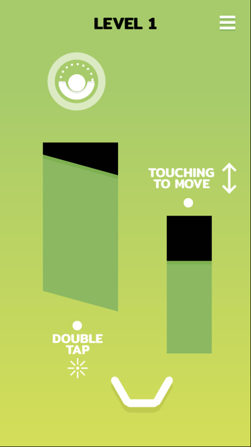 Way Down Game Level Start Screenshot.
