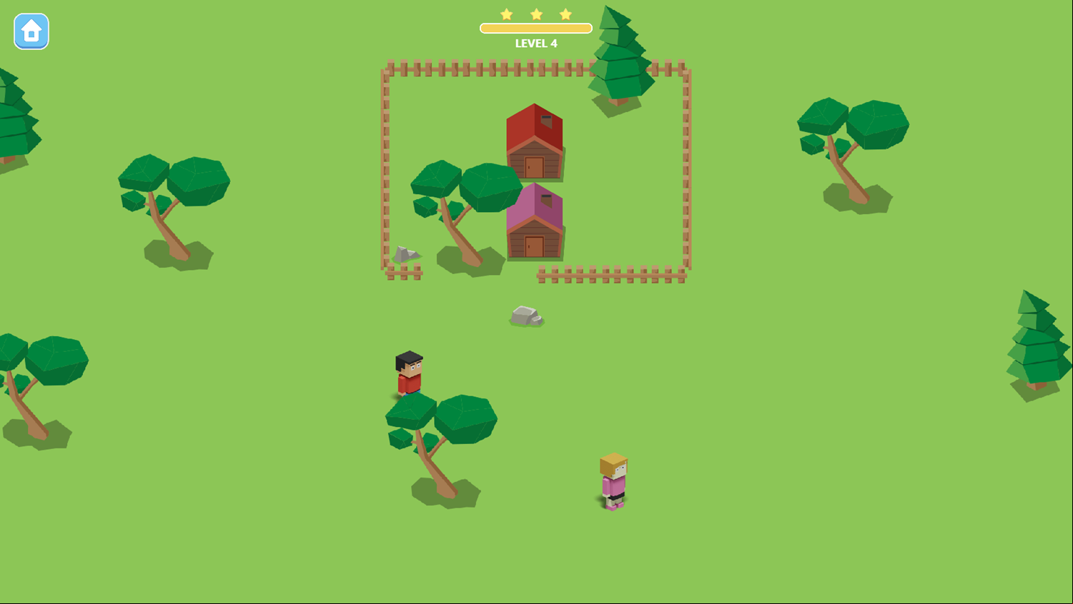 Way to Home Game Next Level Screenshot.
