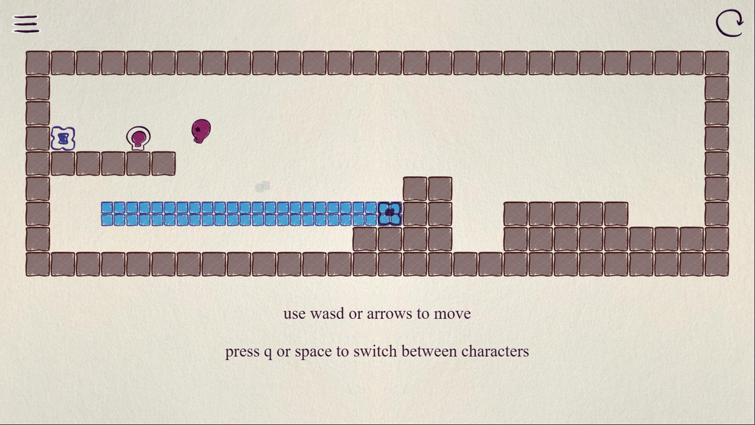 We Two Game Red Move Screenshot.