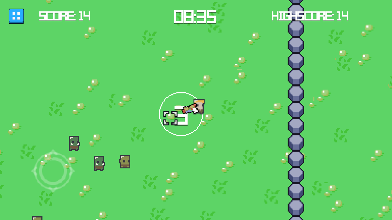 Weapon Zone Game Play Screenshot.