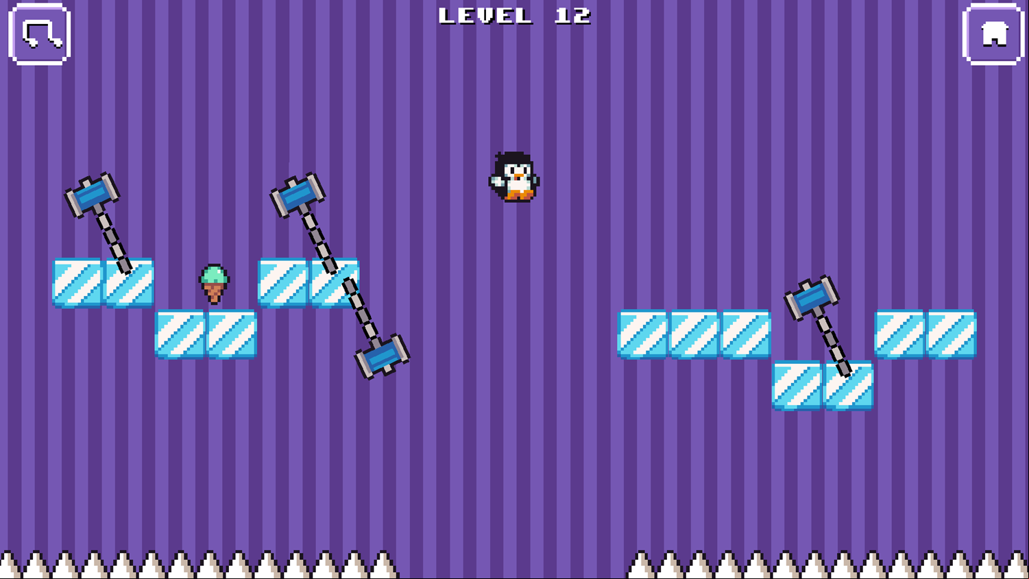 Where My Ice Cream Game Level Progress Screenshot.