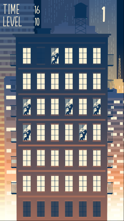 Window Memory Game Level Fail Screenshot.