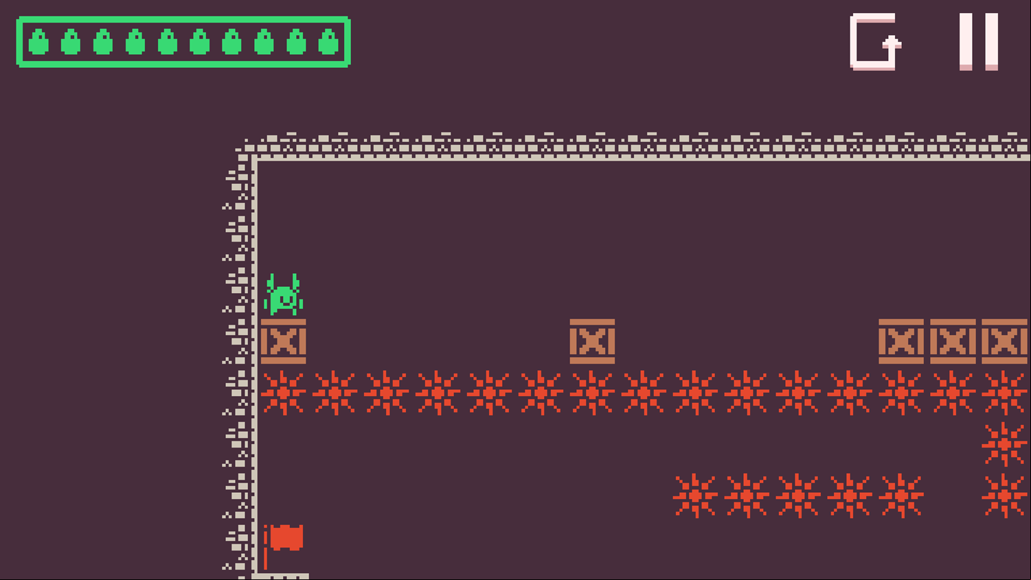 Yoshi's Island Egg Throw Game Final Level Screenshot.