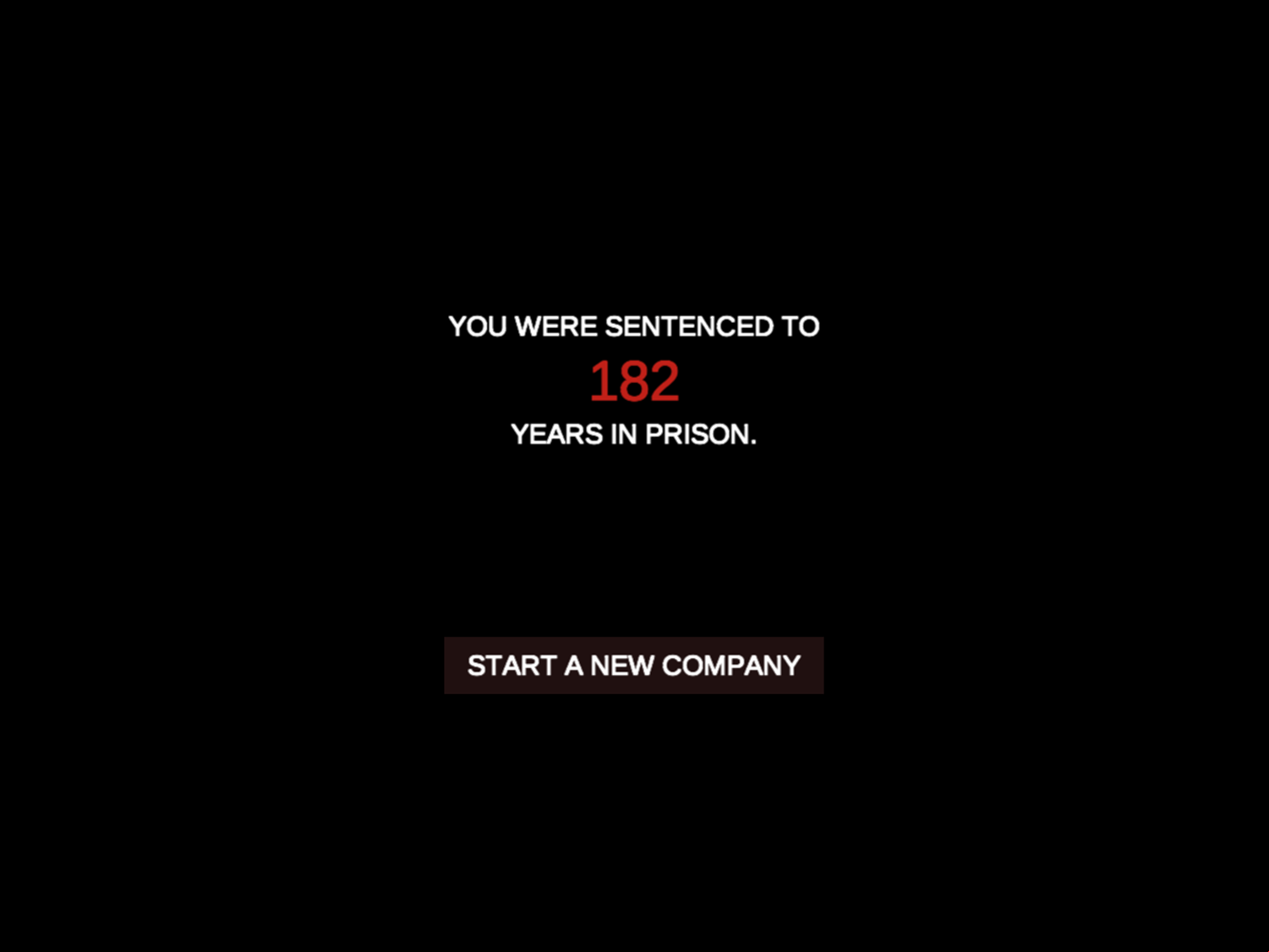 You're Being Audited Game Over Screenshot.
