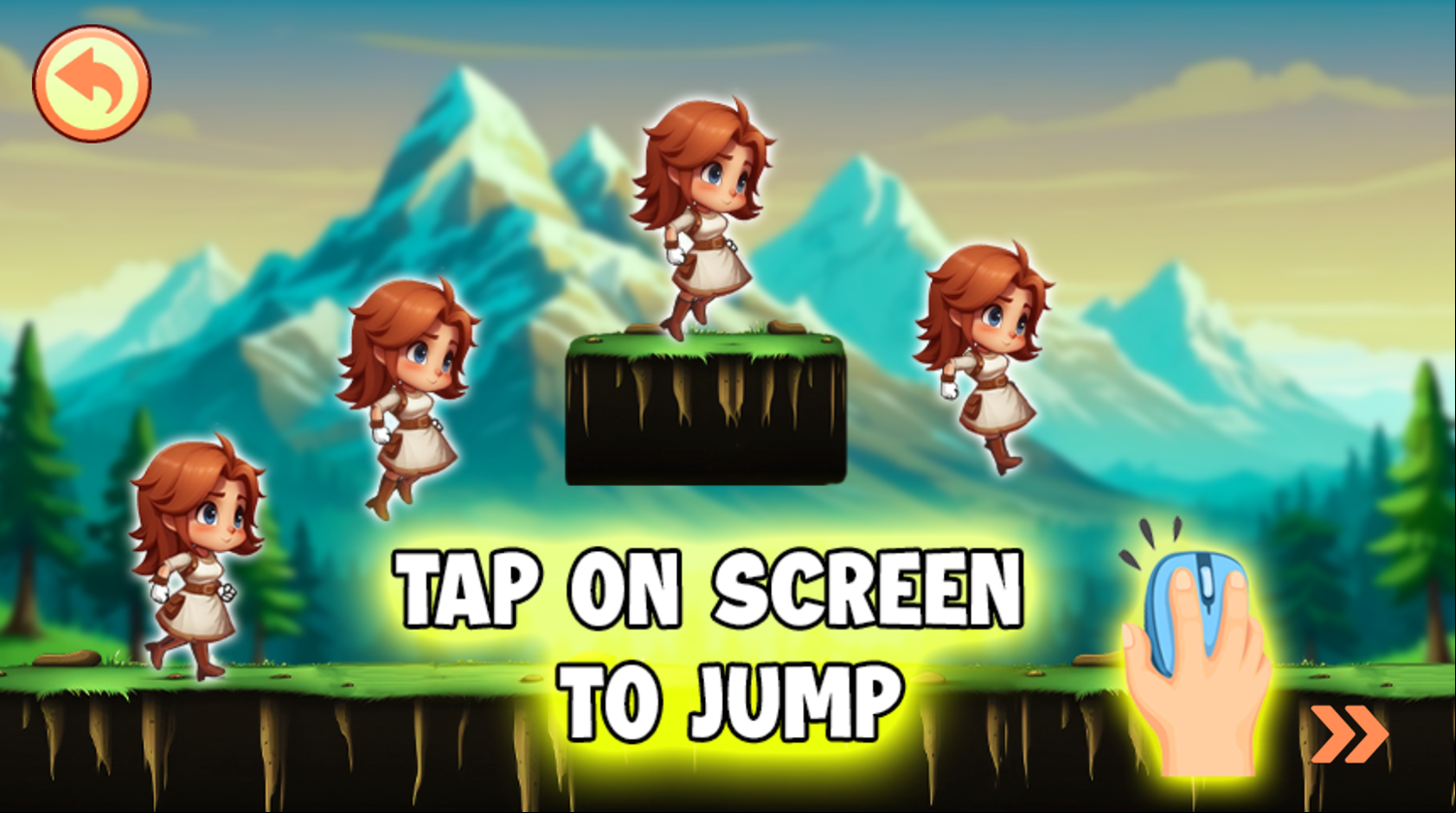 Zenifer Adventure Game How To Play Screenshot.
