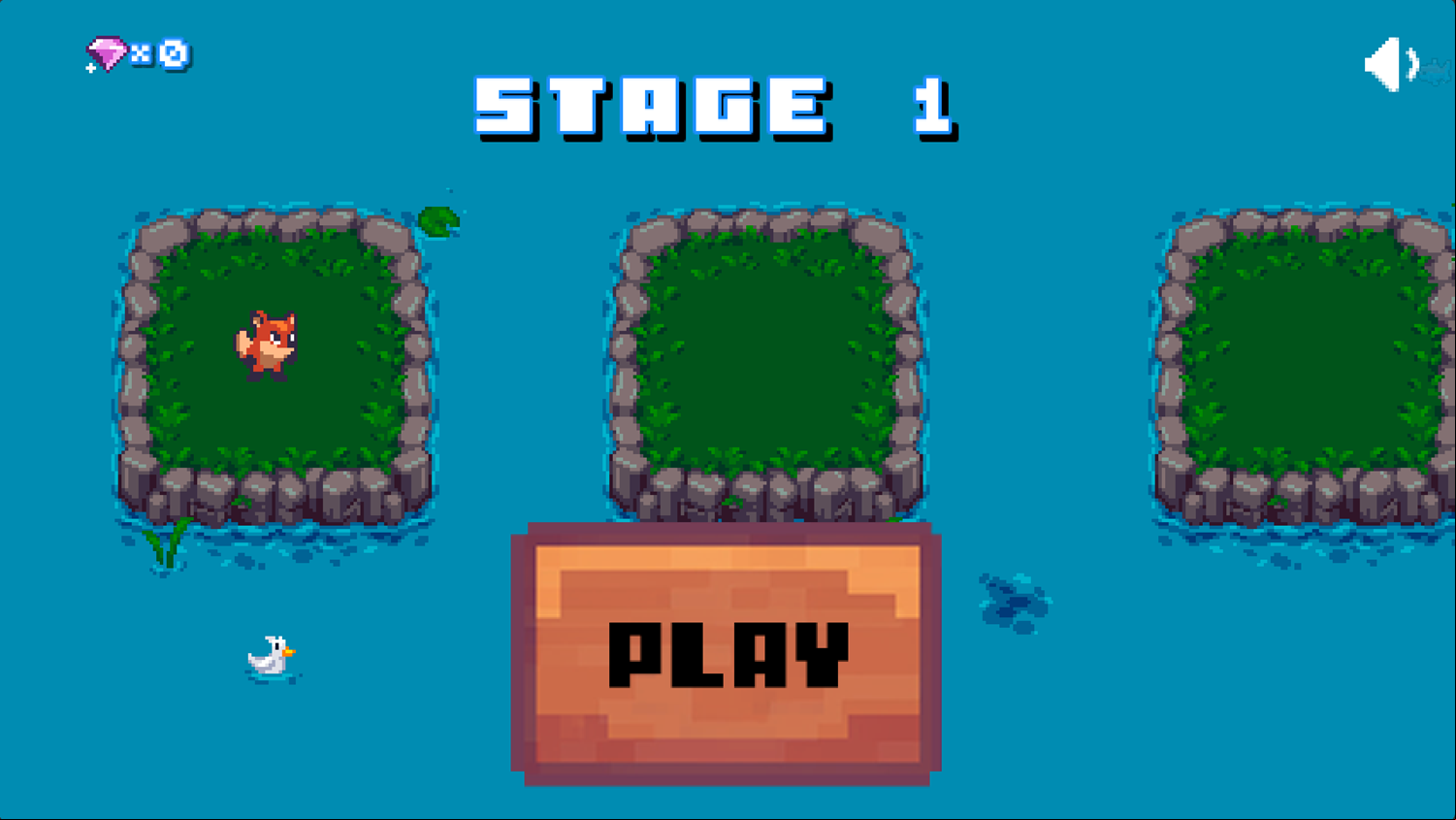 Zippy Fox Game Stage Select Screenshot.