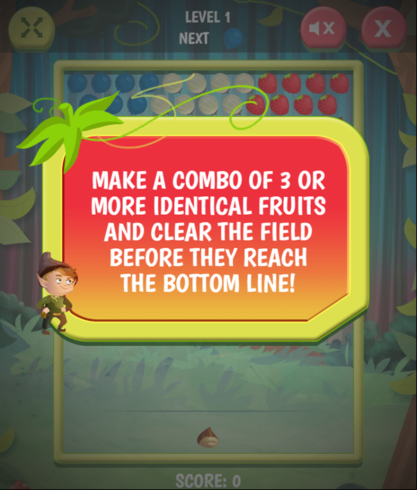 Zippy Pixie Game How To Play Screenshot.