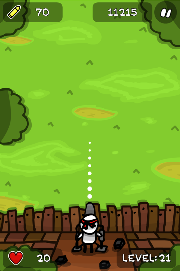 Zombie Plague Game Level Start Screenshot.