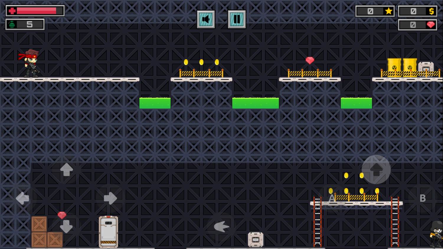 Zombies Assault Game Level Progress Screenshot.
