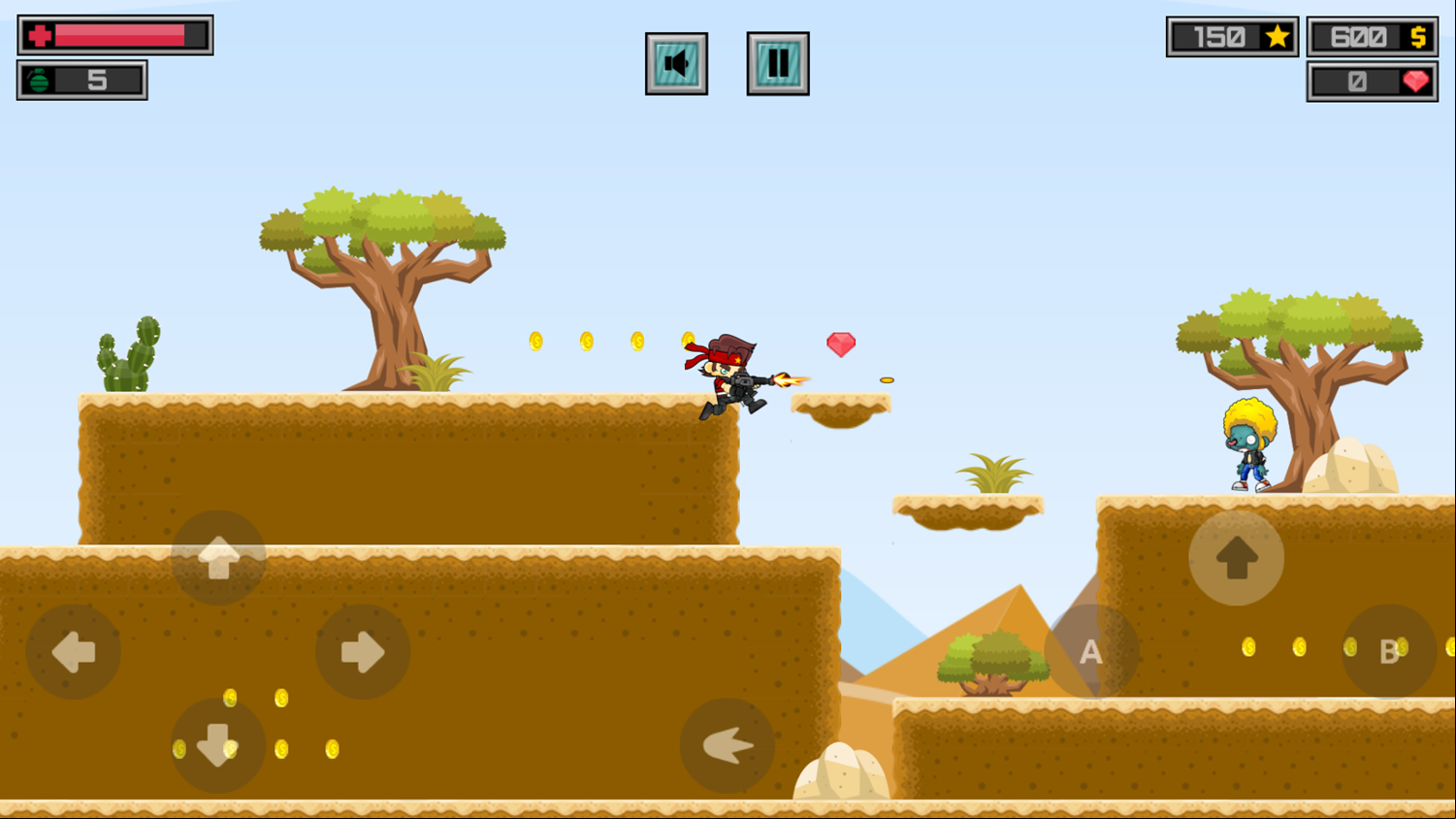 Zombies Assault Game Next Level Screenshot.